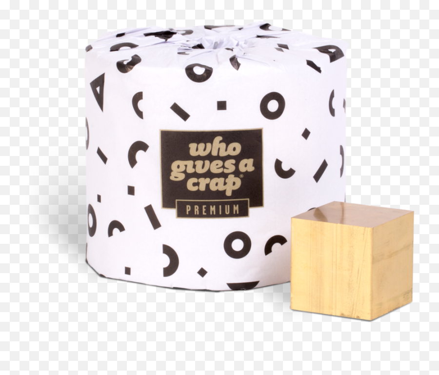 Who Gives A Crap Makes Tp Look Feel - Wooden Block Emoji,Emoji That Looks Like Roll Of Toilet Paper