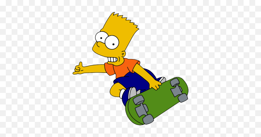 Bart And Sk8 Psd Psd Free Download Templates U0026 Mockups - Bart Simpson Thumbs Up Emoji,Homer Simpson Emoticon