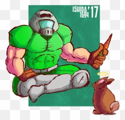 Doom Eternal Has A Hub Where Youll See - Doomguy And Daisy Gif Emoji,Doomguy Emoji