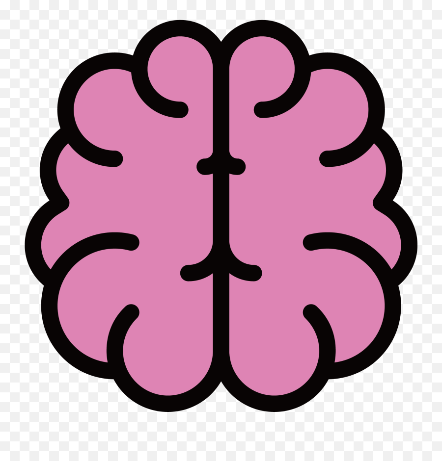 Mind Icon Png - Mind Clipart Brain Outline Icon Brain Transparent Brain Outline Icon Emoji,Brain Emoji