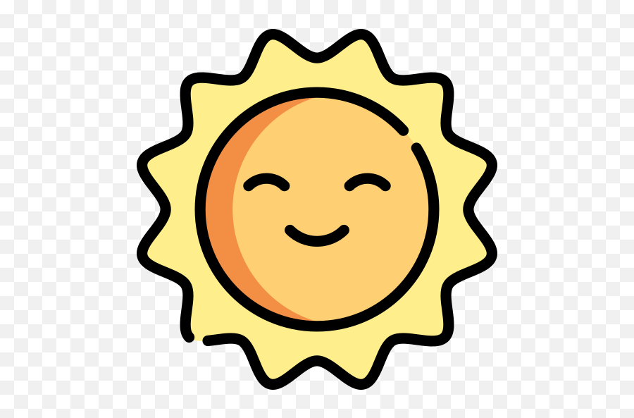 Free Icon Sun Emoji,Summertime Emoticon