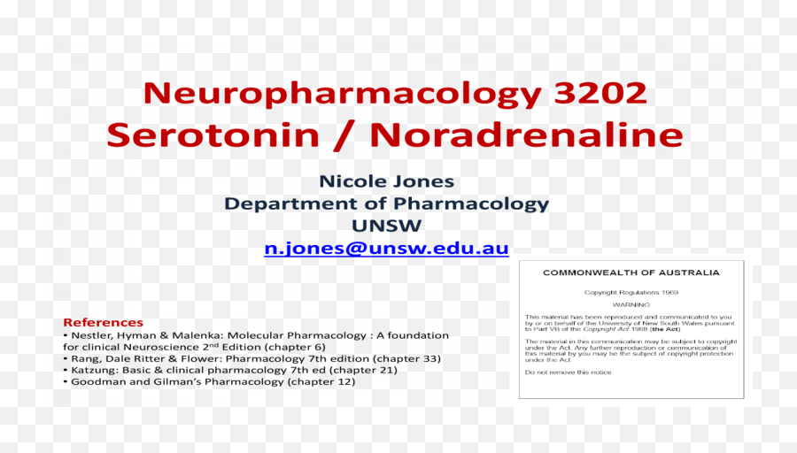 2 Serotonin And Noradrenaline - Pdf Document Emoji,Substania Nigra Emotion