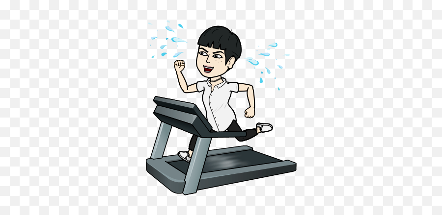 About That - Treadmill Bitmoji Emoji,Treadmill Emoji