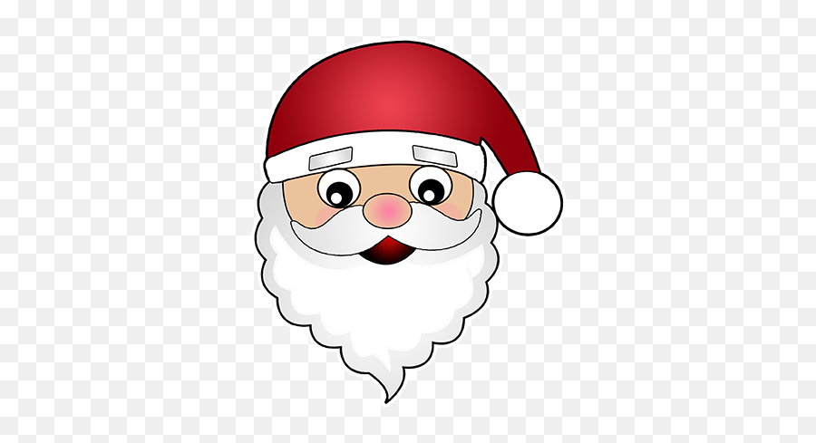 Hi Santa Claus Stickers By Luis Maldonado Emoji,Hand Over Mouth Santa Emoji