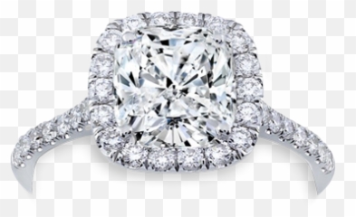 French Cut Cushion Halo Setting In Platinum Emoji,Bbcf Platinum Emojis