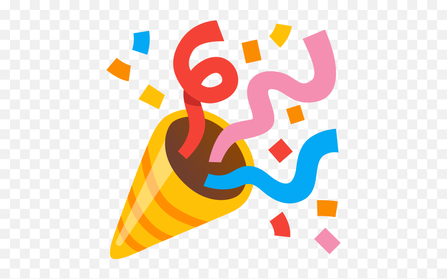 Party Popper Emoji - Feier Emoji,Celebration Emoji