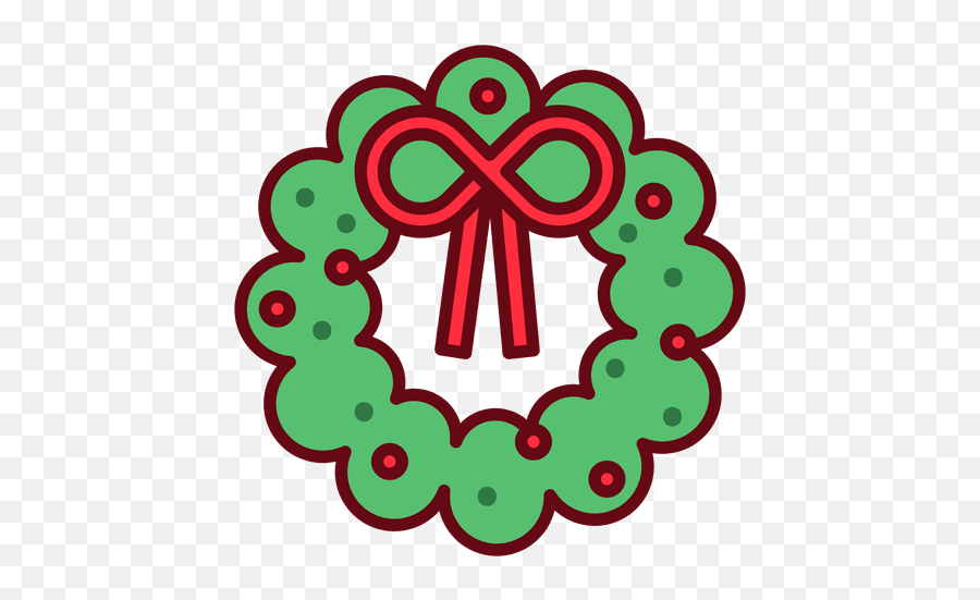 Christmas Wreath Icon Transparent Png U0026 Svg Vector Emoji,Christmas Wreath Text Emoticon
