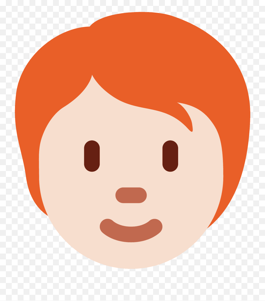 U200d Person Light Skin Tone Red Hair Emoji - Red Hair,Red Face Emoji
