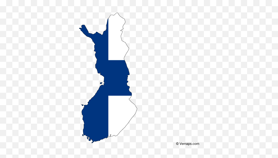 Flag Map Of Finland Free Vector Maps Finland Flag Emoji,Morroco Flag Emoji