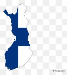Flag Map Of Finland Free Vector Maps Finland Flag Emoji,Morroco Flag Emoji