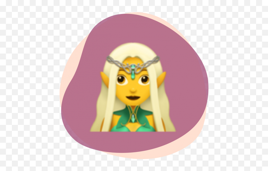 La Magia De Tu Poder - Ana Lozano Emoji,Woman Elf Emoji
