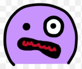 Sticker Maker - Round Emojis,Purple Angry Emoji