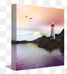 Lighthouse Wall Art - Beacon Emoji,Paintings That Show Emotion
