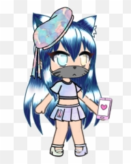 Gachalife Talking To A Sticker By Permaciodanicamae - Fictional Character Emoji,Emoji Talking On Phone