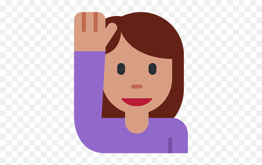 Person Raising Both Hands In Celebration Id 7281 Emoji - Emoji Menina Png,Raising Hands Emoji