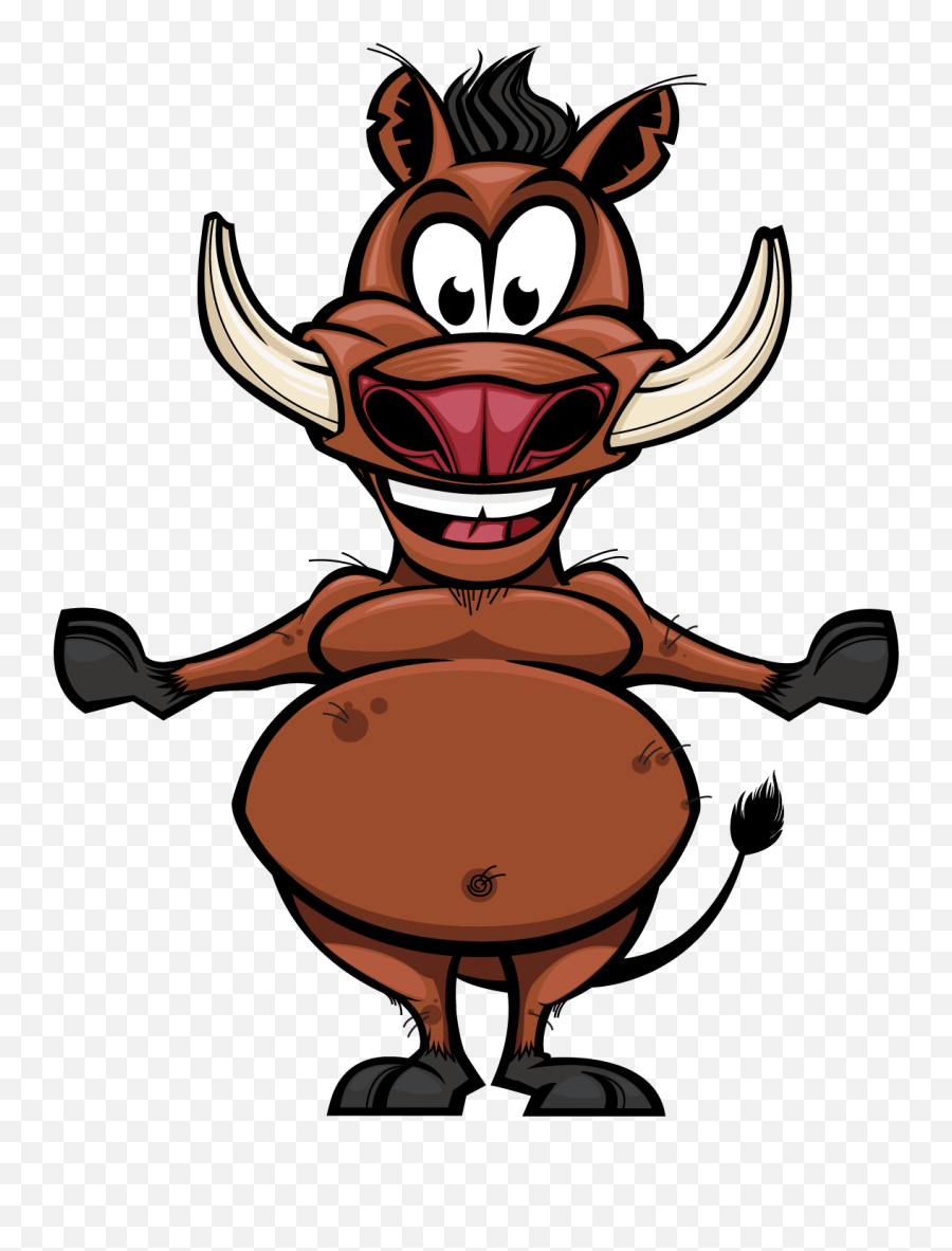 Boar Clipart Warthog - Cartoon Boar Emoji,Warthog Emoji