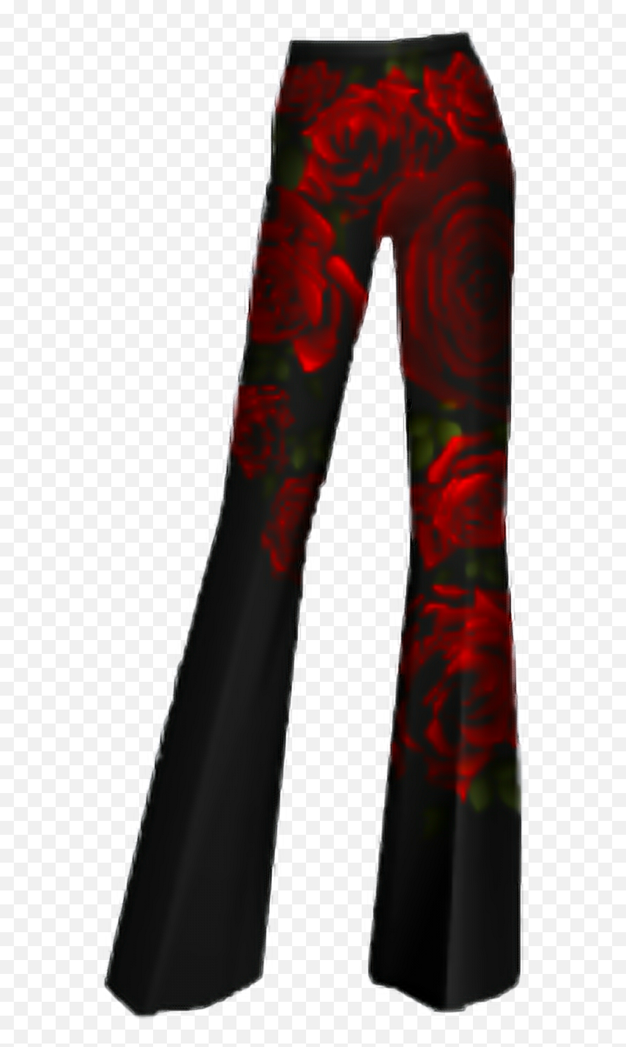 Claudentia Floral Pants Black Red - For Women Emoji,Red Emoji Pants