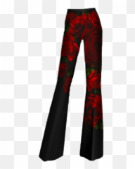 Claudentia Floral Pants Black Red - For Women Emoji,Red Emoji Pants