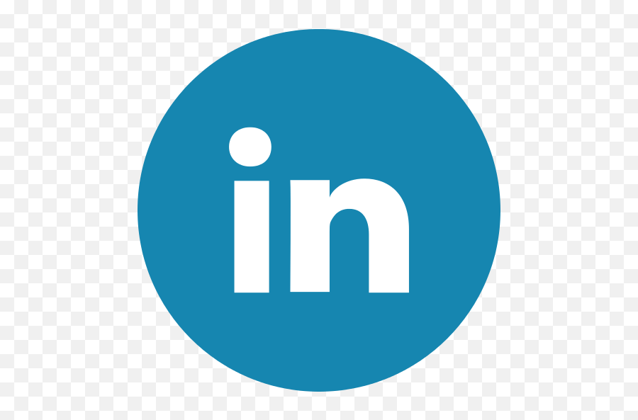 Linkedin Bringing Facebook - Round Linkedin Icon Png Emoji,Facebook Emoji