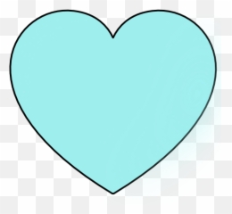 Heart Clipart Light Blue Heart Light - Light Blue Heart On Transparent Background Emoji,Cyan Heart Emoji