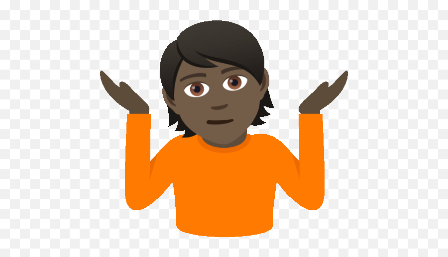 Shrug Joypixels Gif - Person Shrugging Animated Gif Emoji,Shrug Keyboard Emoji