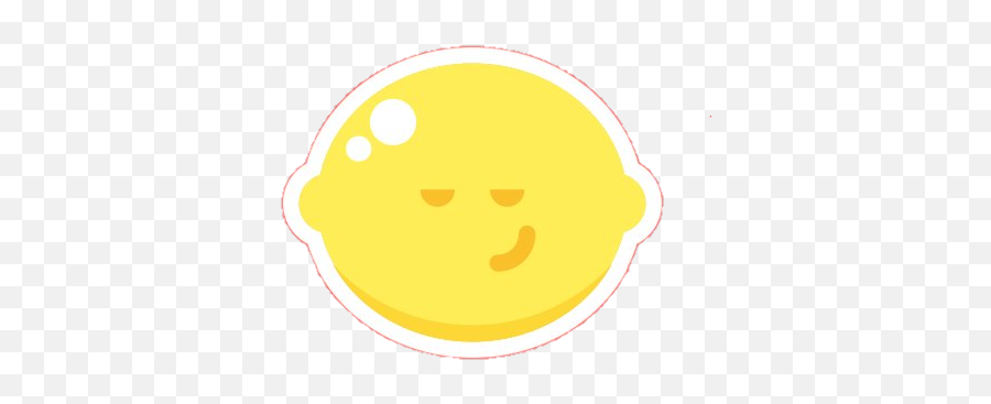 Lemonsmug - Happy Emoji,Lemon Emoji