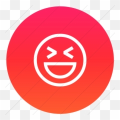 Iconsetc Flat Circle White On Ios Orange Gradient Classic - Entrada Emoji,Flat Face Emoticon