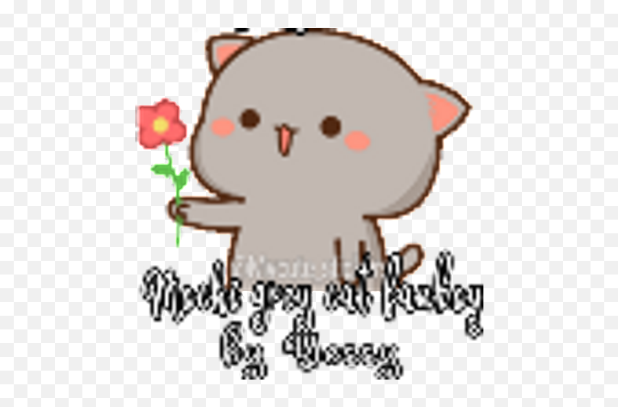 Sticker Maker - Vales De Amorby Yessy Mochi Mochi Peach Cat Flower Emoji,Emojis De Amor