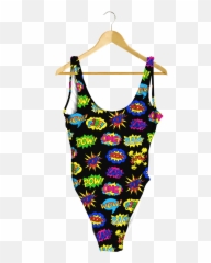 Pop Art One - Thanos A La Plage Emoji,Emoji With Male Swimwear