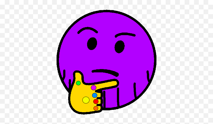 When Someone Posts A Random Thanos Meme - Fanboy Emoji,Thanos Emoticon