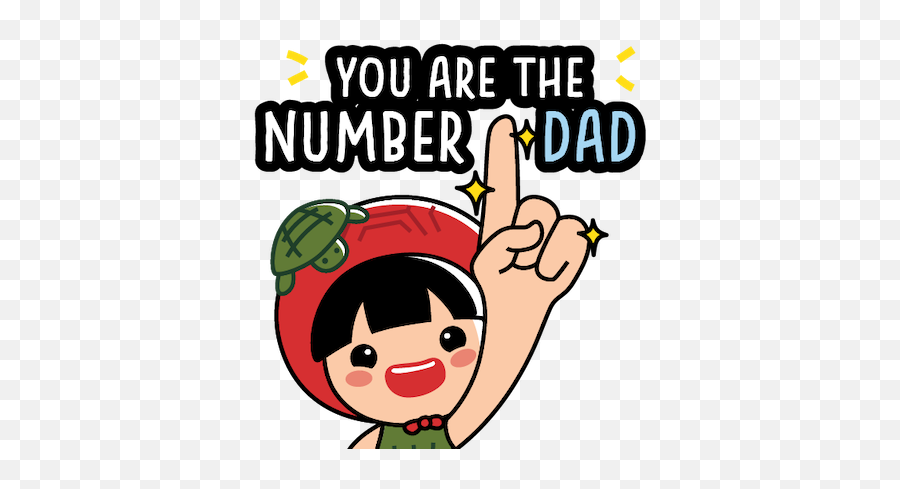 Ang Ku Kueh Girl - Love Dad By Ang Ku Kueh Girl Pte Ltd Happy Emoji,Happy Fathers Day Emoji Art