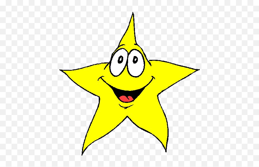 Smiley Star Clipart - Two Stars And A Wish Gif Emoji,Red With Yellow Star Emoticon