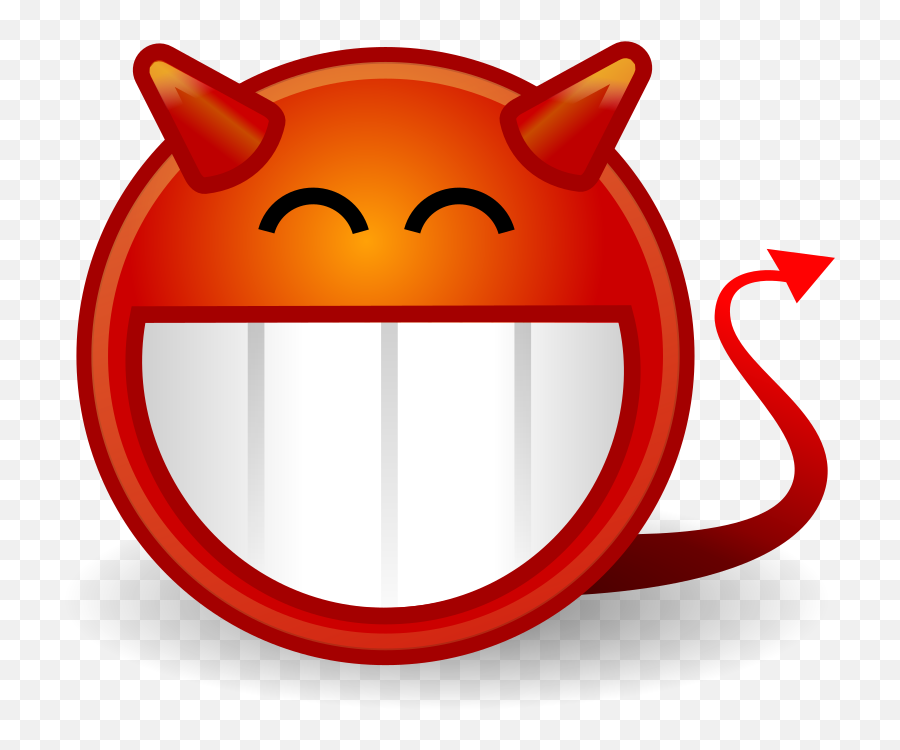 Smiley Face Clip Art - Smiley Devil Emoji,Evil Laugh Emoji