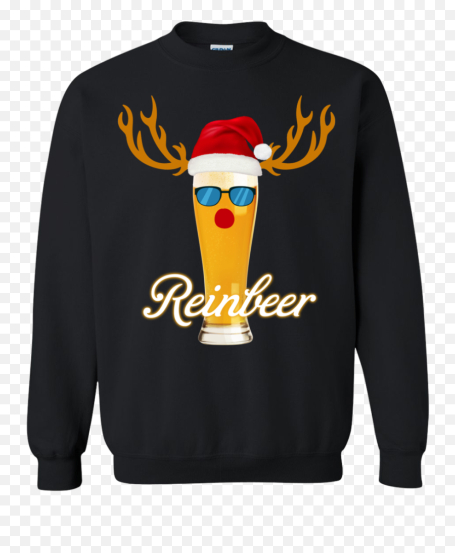 Reinbeer Reindeer Beer Lover Sweatshirt Reindeer Beer - Funny Red Sox Shirt Emoji,Vegeta Shot Through Heart With Heart Emojis