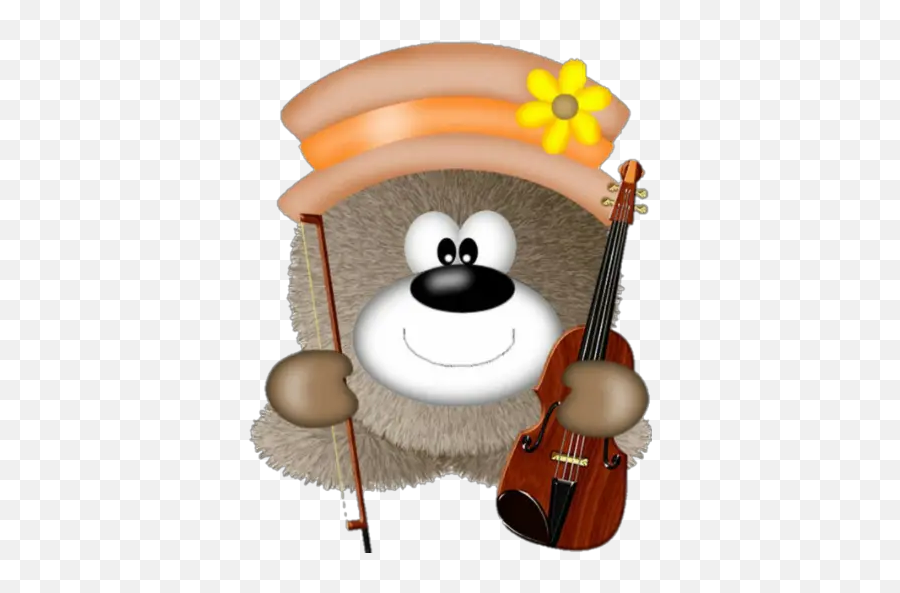 Peluditos Stickers For Whatsapp - Graciosas Para Un Hijo Emoji,Violin Emoji Stickers