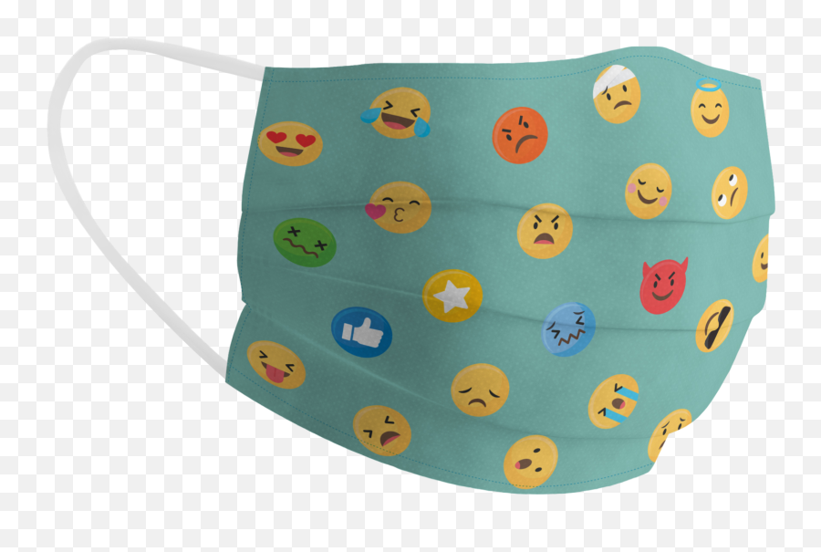 Emojis Cotton Face Mask Free Size Unisex - Serveware Emoji,Funny Emojis Stinky Nose Covered