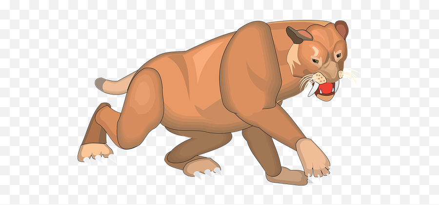 Free Croc Fangs Illustrations - Smilodon Clipart Emoji,Werewolf Fangs Emoticon