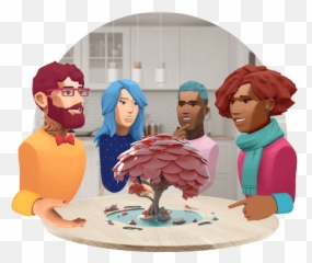 Avatar Chat - Magic Leap Social Emoji,Male And Female Emoticon To Use In Chat