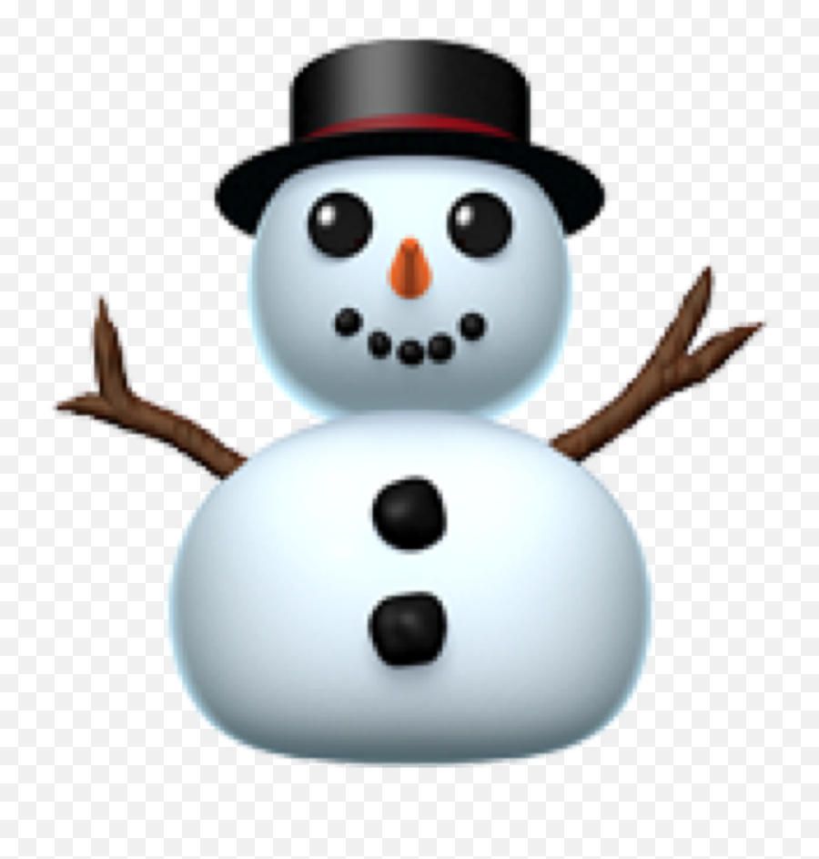 Emoji Emojis Emojiiphone Sticker By Veresanastasiav - Snowman Emoji,Emoji Winter Hat