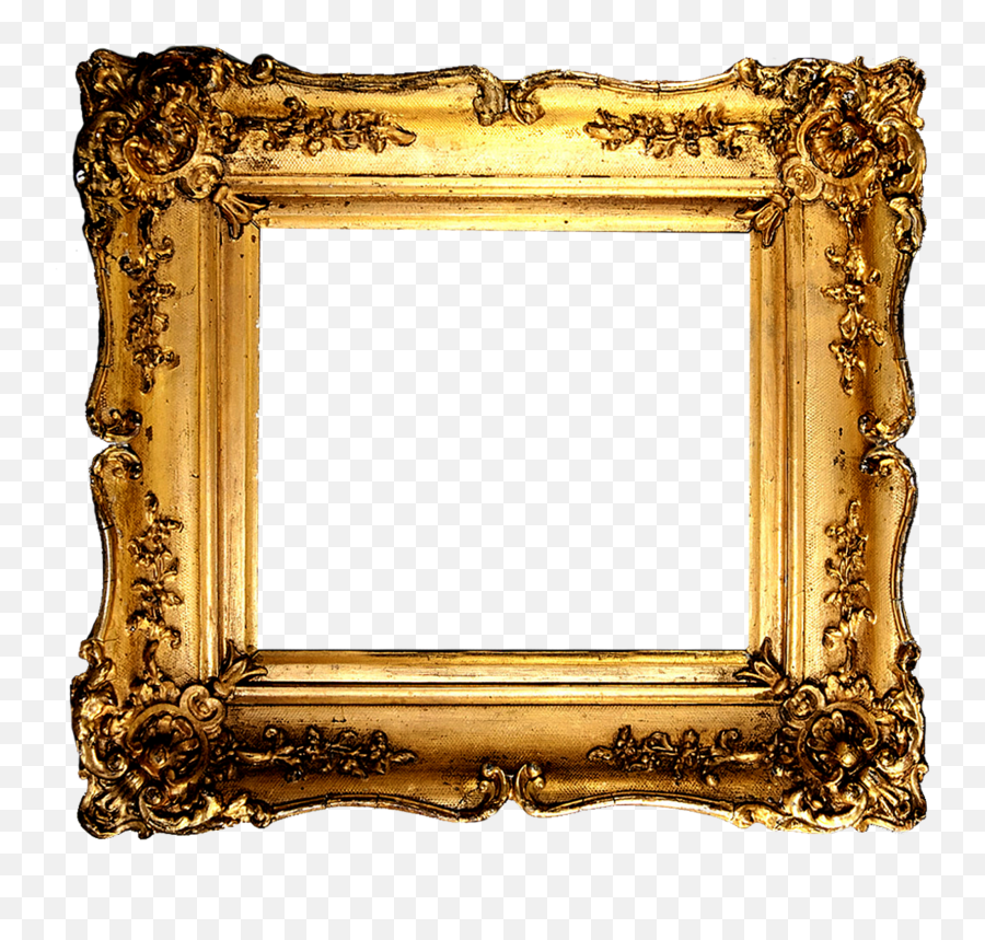 Vintage Gold Gilded Frames Free Printables - Frame Printable Emoji,Emoji Printables