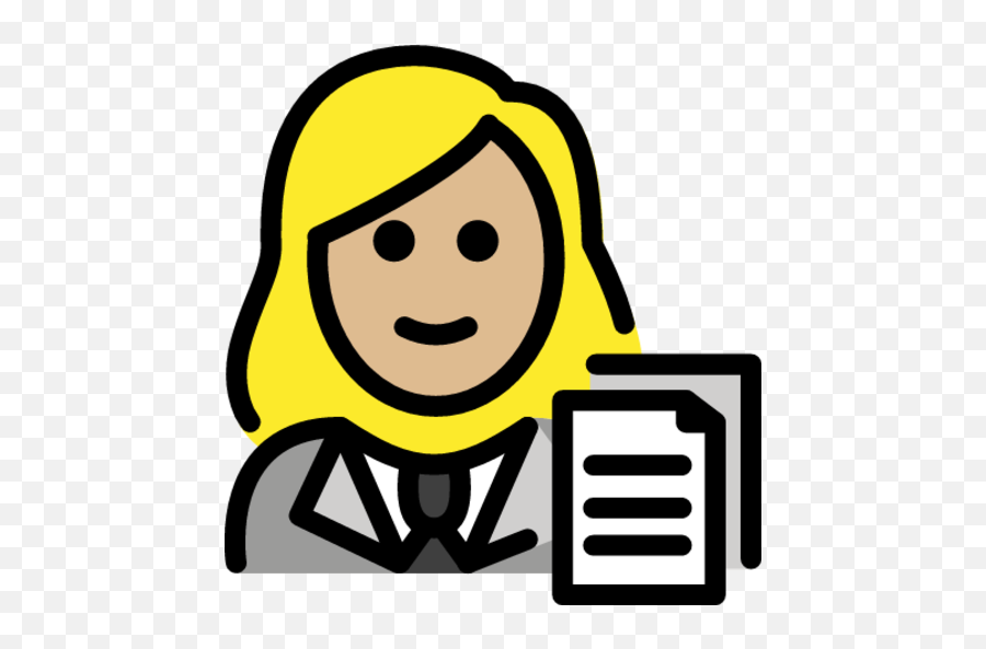 Medium - Clip Art Office Worker Icon Emoji,Guy From The Office Making Wooden Emoticons