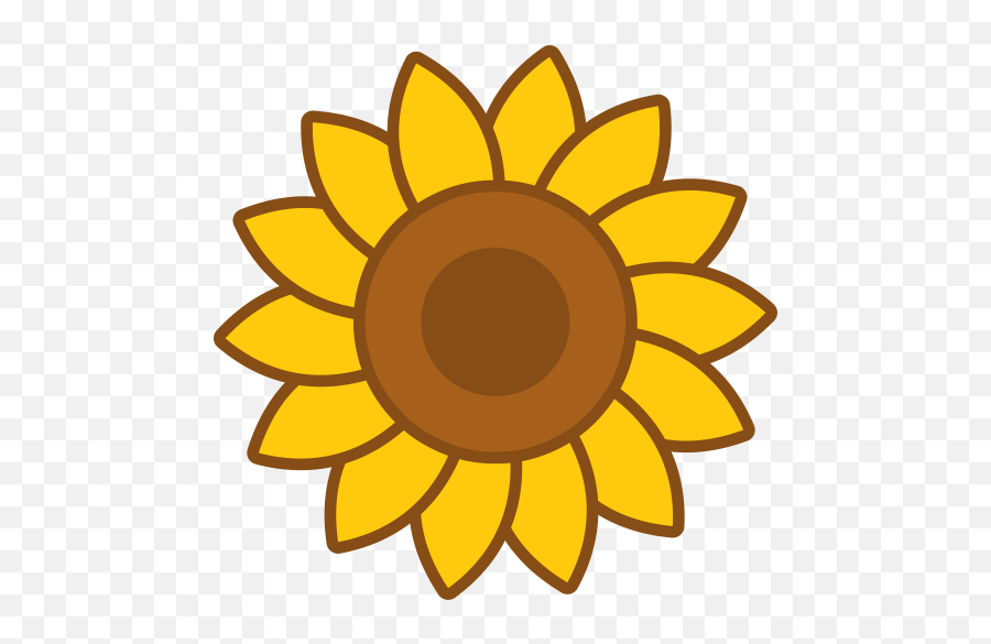 Sunflower Icon Png And Svg Vector Free Download - Tresco Abbey Garden Emoji,Facebook Sunflower Emoticons