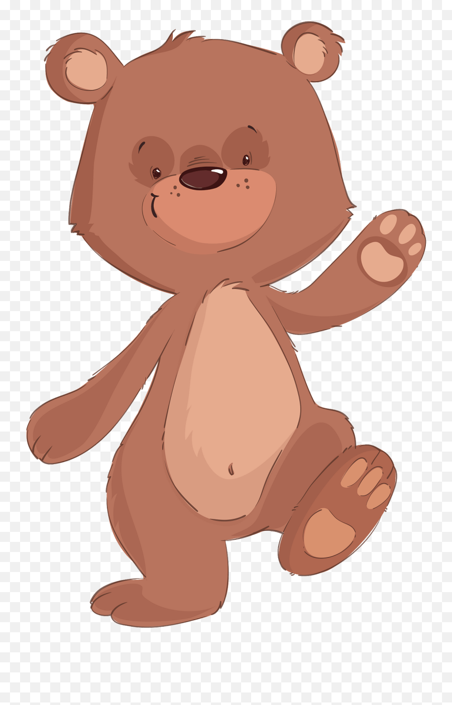 Cartoon Brown Bear Clipart Free Download Transparent Png - Happy Emoji,Emoji Bears