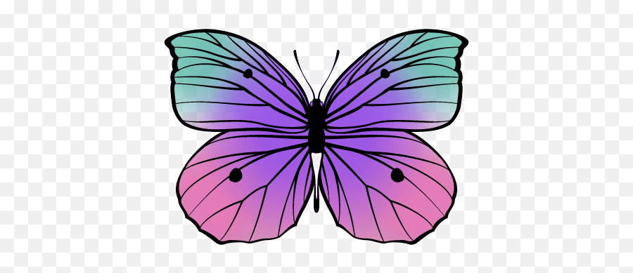 Butterfly Garden - Personalized Remembrance Tribute For Girly Emoji,Purplebutterfly Emojis