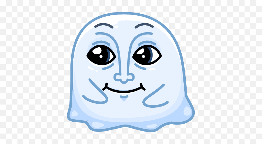 Vk Sticker 23 From Collection Chatty Phantom Download For Free - Ghost Emoji,Emoticon Waving Goodbye