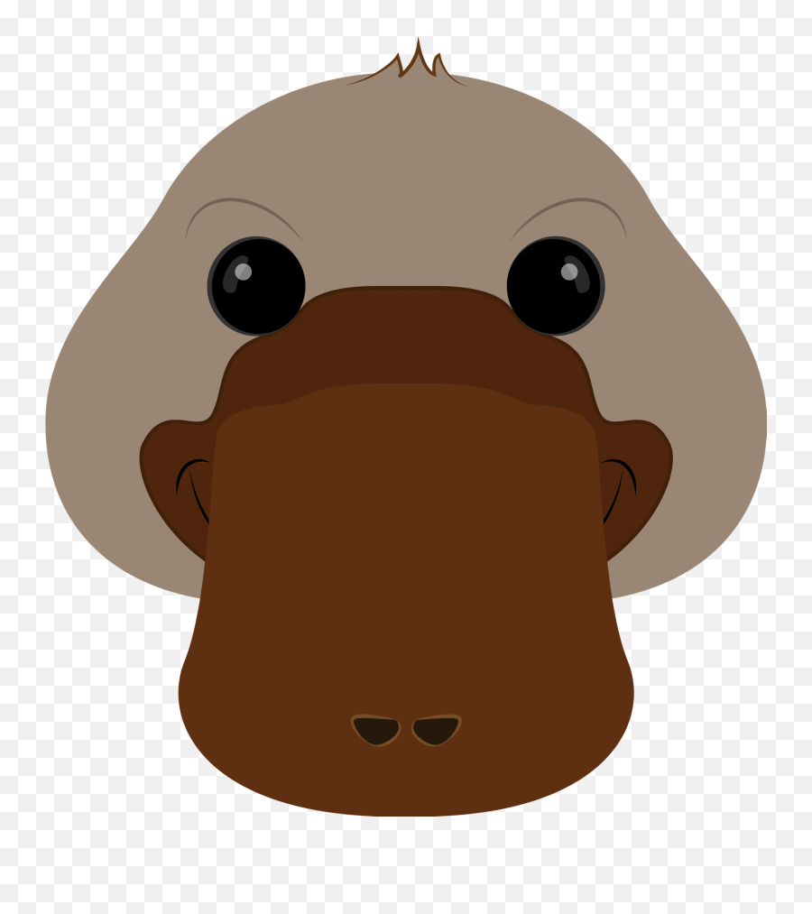 Platypus Face Clipart - Cute Platypus Clipart Free Emoji,Platypus Emoji