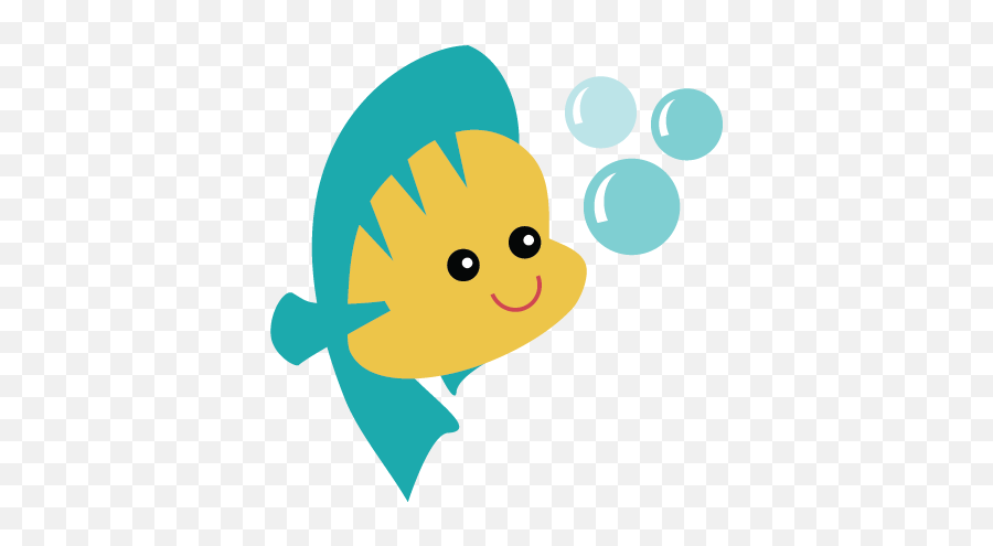 Little Mermaid Cute Png - Cute Fish Svg Emoji,Little Mermaid Emojis