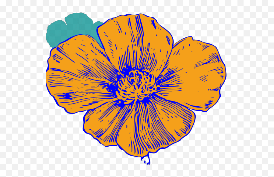 Blue Poppy Png Svg Clip Art For Web - Download Clip Art California Poppy Drawing Emoji,Poppy Emoji