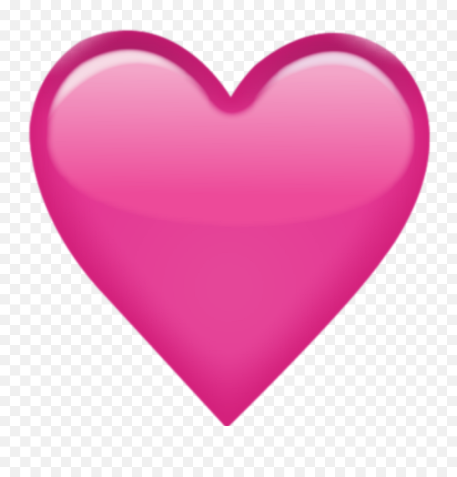 Pink Sticker - Pink Heart Emoji Transparent,Pink Emoji