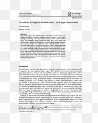 Full Article The Mixed Strategy Of Authoritarian Labor Emoji,Test Emotions By Examining Neutral Pictures